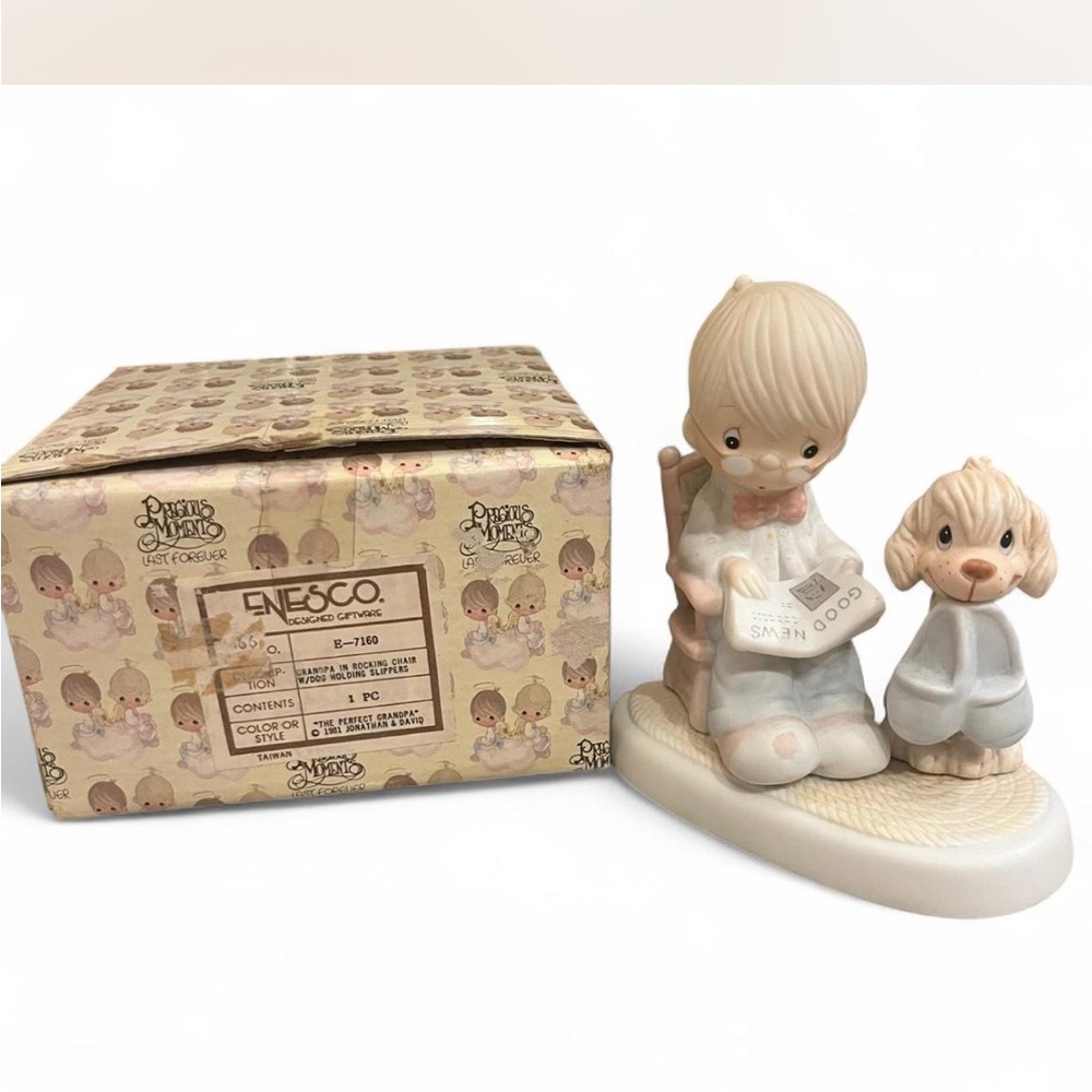 Precious Moments The Perfect Grandpa Figurine in good condition!